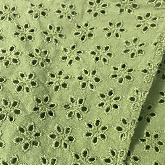 Forever 21 Light Green Eyelet Skirt - Picture 4 of 5